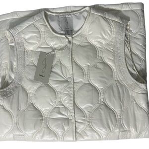 NWT Joie Cream Quilted Vest